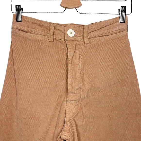 Jesse Kamm Tan Palomino Corduroy Sailor Pants - 6 - Picture 4 of 11
